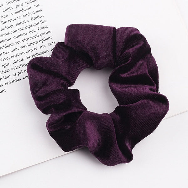Velvet Scrunchie Hairband For Women Girls Elastic Hair Rubber Bands Hair Accessories Headband Gum Hair Tie Rope Ponytail Holder