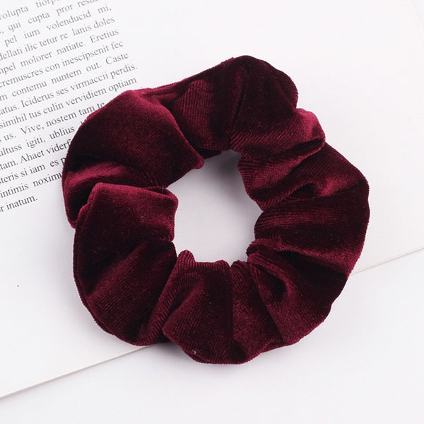 Velvet Scrunchie Hairband For Women Girls Elastic Hair Rubber Bands Hair Accessories Headband Gum Hair Tie Rope Ponytail Holder