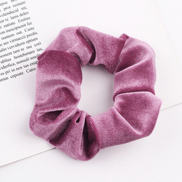 Velvet Scrunchie Hairband For Women Girls Elastic Hair Rubber Bands Hair Accessories Headband Gum Hair Tie Rope Ponytail Holder