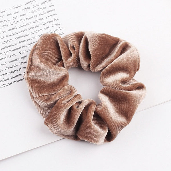 Velvet Scrunchie Hairband For Women Girls Elastic Hair Rubber Bands Hair Accessories Headband Gum Hair Tie Rope Ponytail Holder