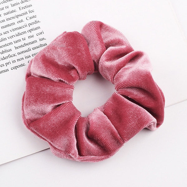 Velvet Scrunchie Hairband For Women Girls Elastic Hair Rubber Bands Hair Accessories Headband Gum Hair Tie Rope Ponytail Holder