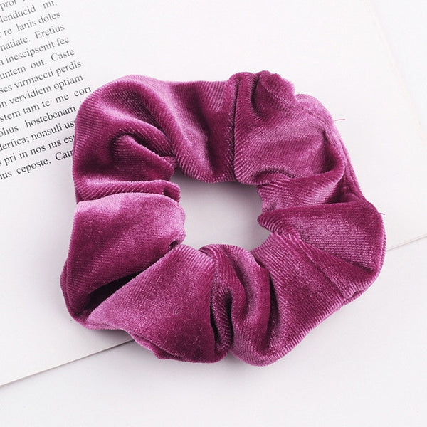 Velvet Scrunchie Hairband For Women Girls Elastic Hair Rubber Bands Hair Accessories Headband Gum Hair Tie Rope Ponytail Holder
