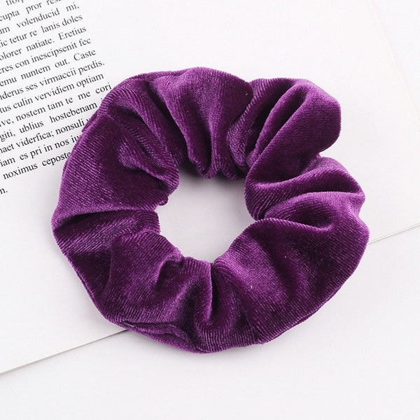 Velvet Scrunchie Hairband For Women Girls Elastic Hair Rubber Bands Hair Accessories Headband Gum Hair Tie Rope Ponytail Holder