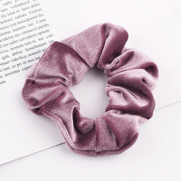 Velvet Scrunchie Hairband For Women Girls Elastic Hair Rubber Bands Hair Accessories Headband Gum Hair Tie Rope Ponytail Holder