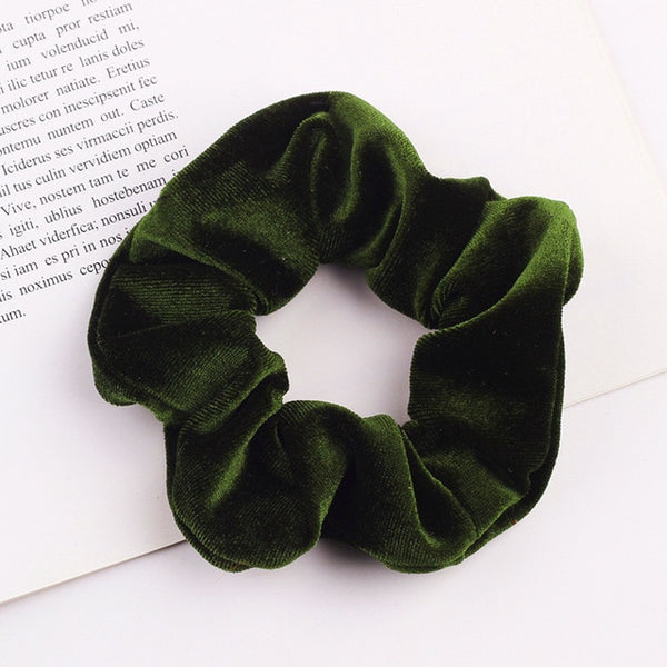 Velvet Scrunchie Hairband For Women Girls Elastic Hair Rubber Bands Hair Accessories Headband Gum Hair Tie Rope Ponytail Holder