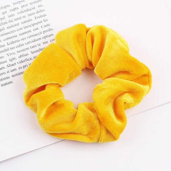 Velvet Scrunchie Hairband For Women Girls Elastic Hair Rubber Bands Hair Accessories Headband Gum Hair Tie Rope Ponytail Holder