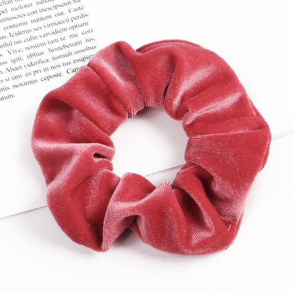Velvet Scrunchie Hairband For Women Girls Elastic Hair Rubber Bands Hair Accessories Headband Gum Hair Tie Rope Ponytail Holder