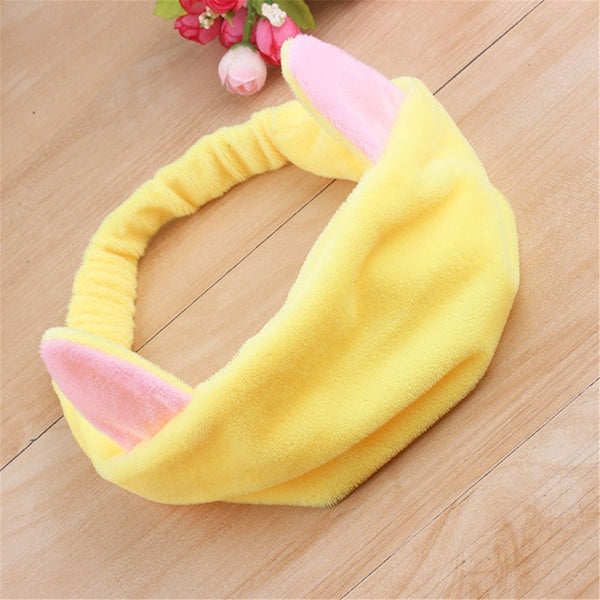 New Letter "OMG" Coral Fleece Soft Bow Headbands for women Girls Cute Hair Holder Hairbands Hair Bands Headwear Hair Accessories