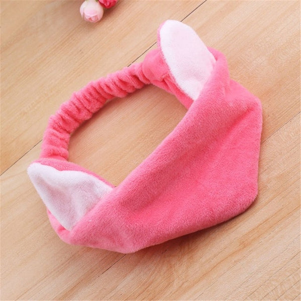 New Letter "OMG" Coral Fleece Soft Bow Headbands for women Girls Cute Hair Holder Hairbands Hair Bands Headwear Hair Accessories