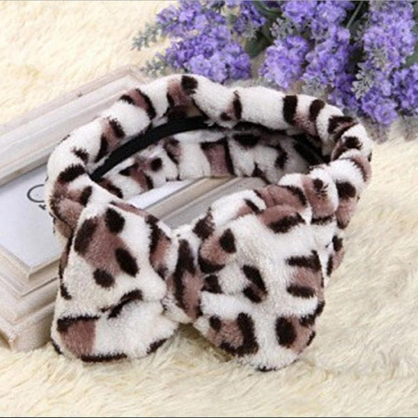 New Letter "OMG" Coral Fleece Soft Bow Headbands for women Girls Cute Hair Holder Hairbands Hair Bands Headwear Hair Accessories