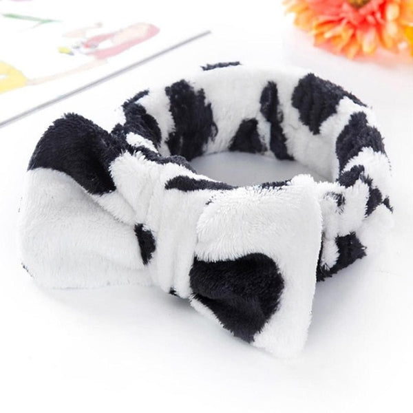 New Letter "OMG" Coral Fleece Soft Bow Headbands for women Girls Cute Hair Holder Hairbands Hair Bands Headwear Hair Accessories