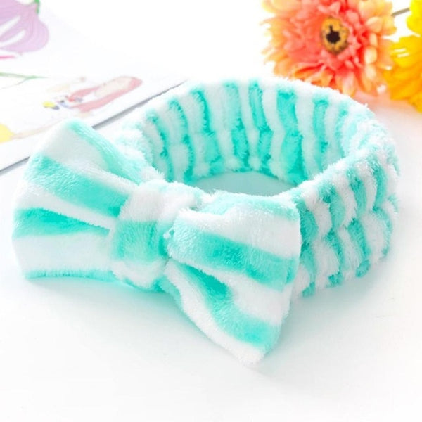 New Letter "OMG" Coral Fleece Soft Bow Headbands for women Girls Cute Hair Holder Hairbands Hair Bands Headwear Hair Accessories