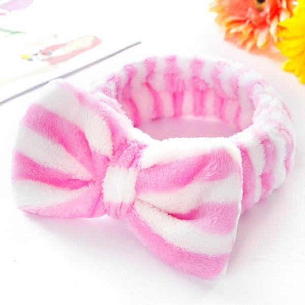 New Letter "OMG" Coral Fleece Soft Bow Headbands for women Girls Cute Hair Holder Hairbands Hair Bands Headwear Hair Accessories