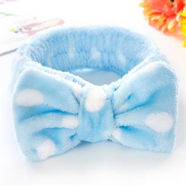 New Letter "OMG" Coral Fleece Soft Bow Headbands for women Girls Cute Hair Holder Hairbands Hair Bands Headwear Hair Accessories