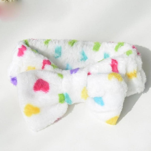New Letter "OMG" Coral Fleece Soft Bow Headbands for women Girls Cute Hair Holder Hairbands Hair Bands Headwear Hair Accessories