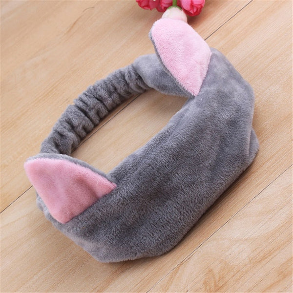 New Letter "OMG" Coral Fleece Soft Bow Headbands for women Girls Cute Hair Holder Hairbands Hair Bands Headwear Hair Accessories