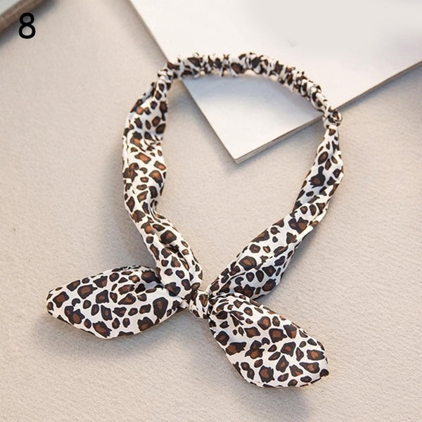 Women Sweet Hair Bands Print Headbands Retro Hair Accessories Cross Turban Bandage Bandanas Hairband Headwrap Summer Headwear
