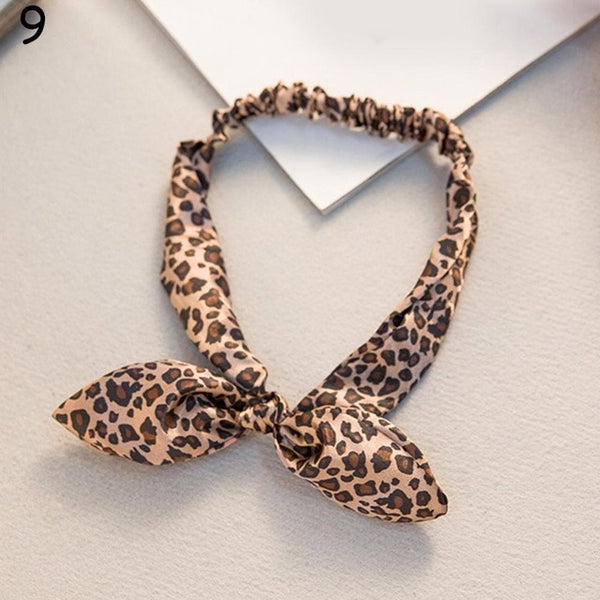 Women Sweet Hair Bands Print Headbands Retro Hair Accessories Cross Turban Bandage Bandanas Hairband Headwrap Summer Headwear