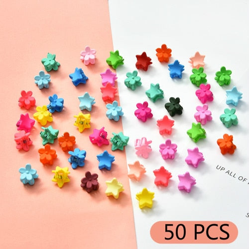10/20/30/50 Pcs/Bag Cute Girls Women Flower Crown Animals Baby Hair Claws Children Hairpins Hair Clips Kid Hair Accessories Set