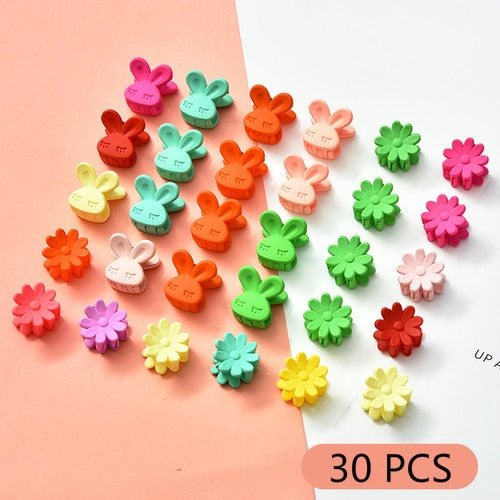 10/20/30/50 Pcs/Bag Cute Girls Women Flower Crown Animals Baby Hair Claws Children Hairpins Hair Clips Kid Hair Accessories Set