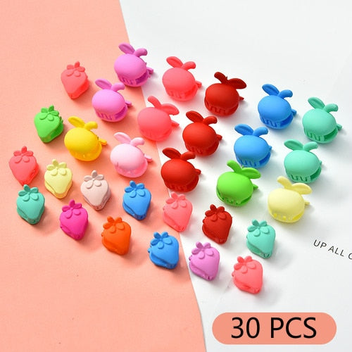 10/20/30/50 Pcs/Bag Cute Girls Women Flower Crown Animals Baby Hair Claws Children Hairpins Hair Clips Kid Hair Accessories Set
