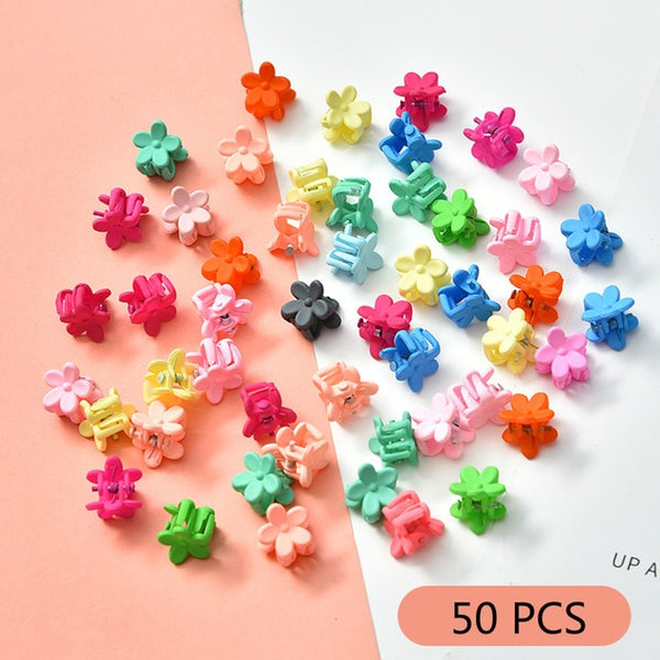 10/20/30/50 Pcs/Bag Cute Girls Women Flower Crown Animals Baby Hair Claws Children Hairpins Hair Clips Kid Hair Accessories Set