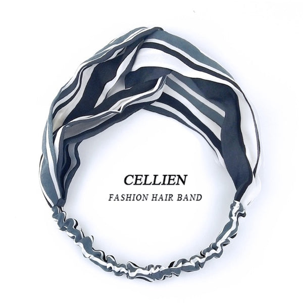 2020 NEW Hair Accessories for Women Girls Hair Bands Print Headbands Vintage Cross Turban Scarf Bandage повязка на голову DS02