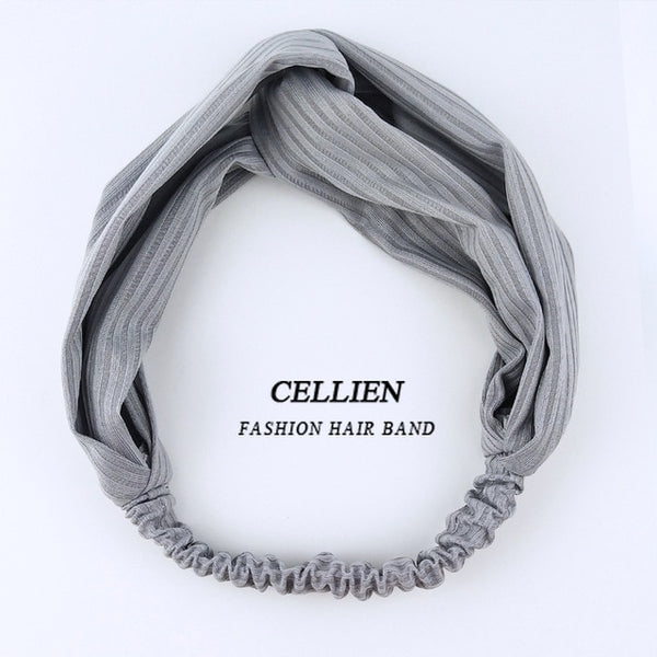 2020 NEW Hair Accessories for Women Girls Hair Bands Print Headbands Vintage Cross Turban Scarf Bandage повязка на голову DS02