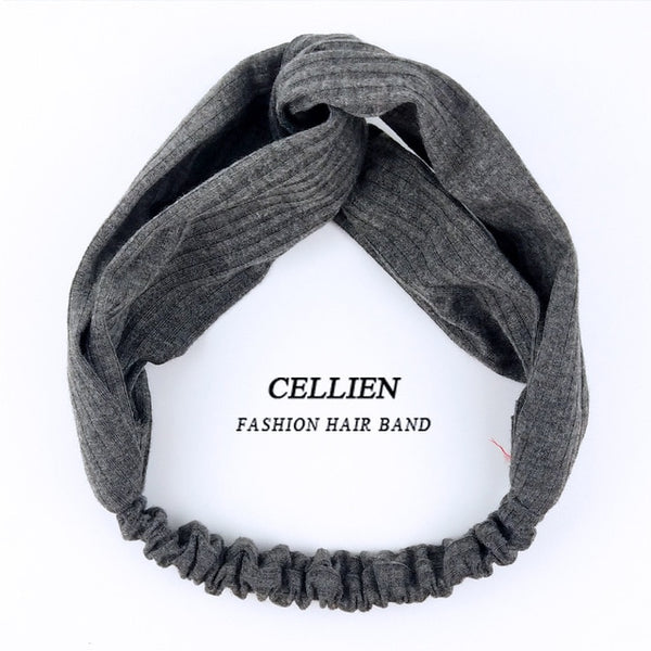 2020 NEW Hair Accessories for Women Girls Hair Bands Print Headbands Vintage Cross Turban Scarf Bandage повязка на голову DS02