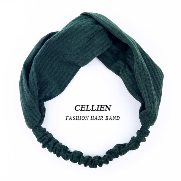 2020 NEW Hair Accessories for Women Girls Hair Bands Print Headbands Vintage Cross Turban Scarf Bandage повязка на голову DS02