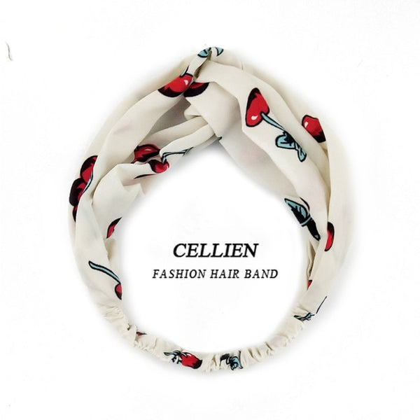 2020 NEW Hair Accessories for Women Girls Hair Bands Print Headbands Vintage Cross Turban Scarf Bandage повязка на голову DS02