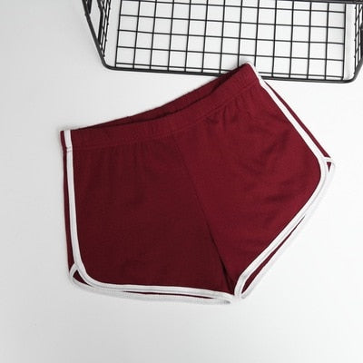 DICLOUD Fashion Stretch Waist Casual Shorts Woman 2018 High Waist Black White Shorts Harajuku Beach Sexy Short Women'S Clothing