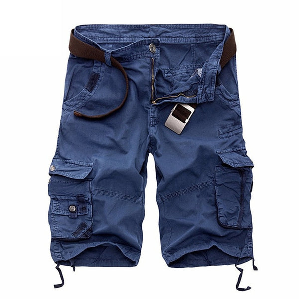 Mountainskin Summer Men's Camo Cargo Shorts Cotton Military Camouflage Male Jogger Board Shorts Men Brand Clothing SA495