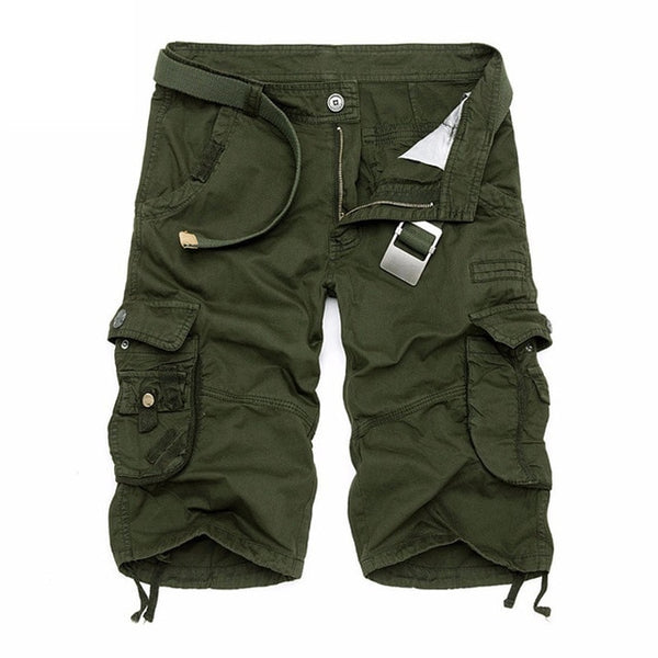 Mountainskin Summer Men's Camo Cargo Shorts Cotton Military Camouflage Male Jogger Board Shorts Men Brand Clothing SA495