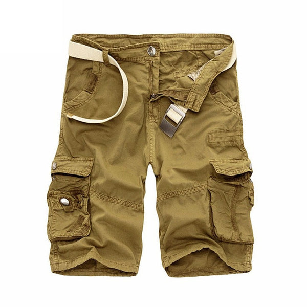 Mountainskin Summer Men's Camo Cargo Shorts Cotton Military Camouflage Male Jogger Board Shorts Men Brand Clothing SA495