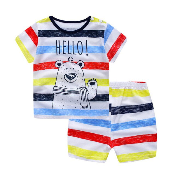 Boys Clothing Sets Summer Baby Boys Clothes Suit Gentleman Style Shirt +Pants Clothes Boys Summer Set Toddler Boys Clothing Set
