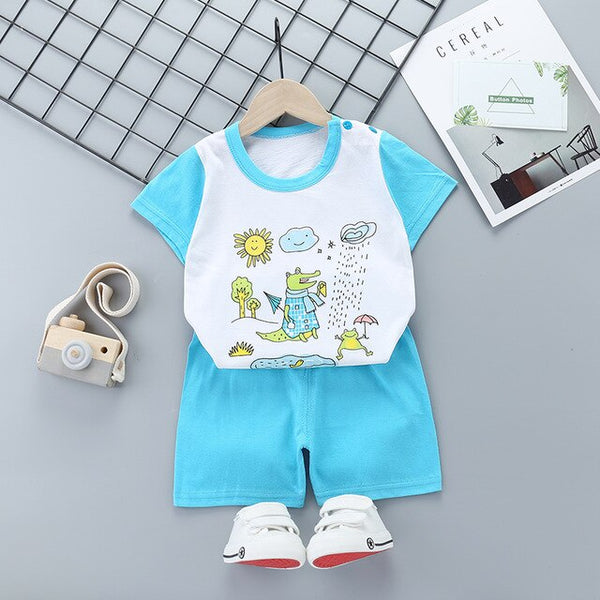 Boys Clothing Sets Summer Baby Boys Clothes Suit Gentleman Style Shirt +Pants Clothes Boys Summer Set Toddler Boys Clothing Set