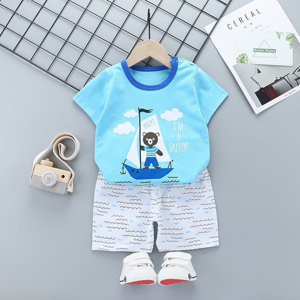 Boys Clothing Sets Summer Baby Boys Clothes Suit Gentleman Style Shirt +Pants Clothes Boys Summer Set Toddler Boys Clothing Set