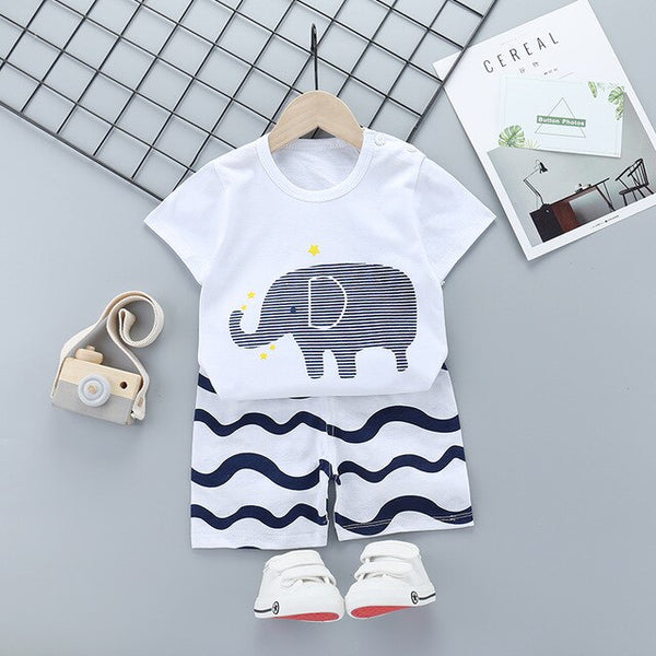 Boys Clothing Sets Summer Baby Boys Clothes Suit Gentleman Style Shirt +Pants Clothes Boys Summer Set Toddler Boys Clothing Set