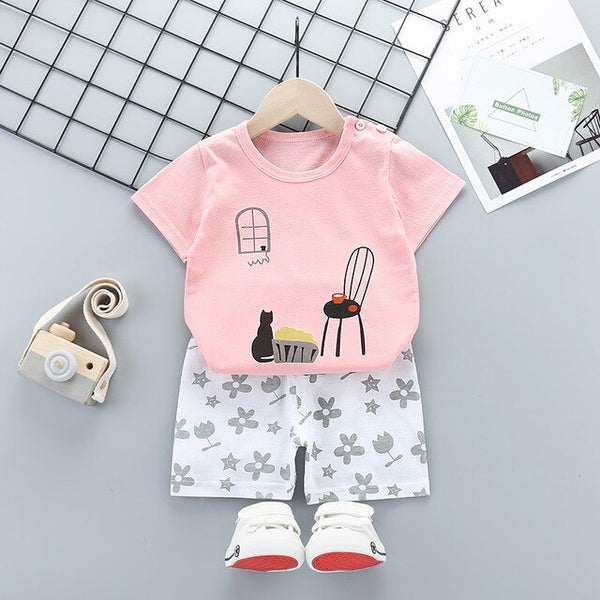 Boys Clothing Sets Summer Baby Boys Clothes Suit Gentleman Style Shirt +Pants Clothes Boys Summer Set Toddler Boys Clothing Set