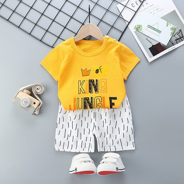 Boys Clothing Sets Summer Baby Boys Clothes Suit Gentleman Style Shirt +Pants Clothes Boys Summer Set Toddler Boys Clothing Set