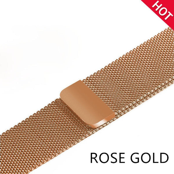 Band For Apple Watch 5 4 3 2 38MM 40MM 42MM 44MM Milanese Loop Bracelet Stainless Steel Bracelet strap for Iwatch accessories