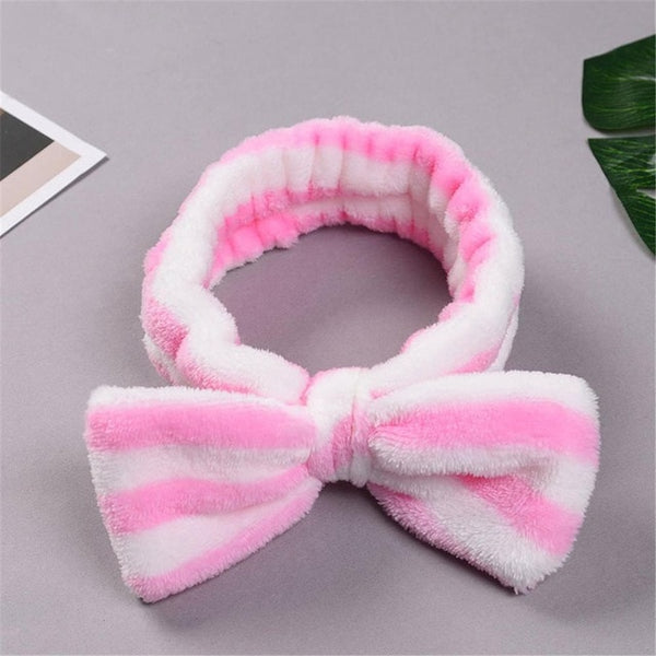 New Letter "OMG" Coral Fleece Soft Bow Headbands for women Girls Cute Hair Holder Hairbands Hair Bands Headwear Hair Accessories