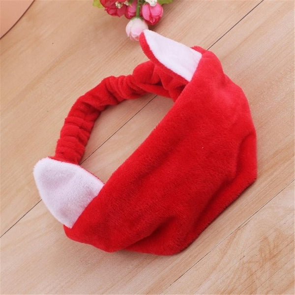 New Letter "OMG" Coral Fleece Soft Bow Headbands for women Girls Cute Hair Holder Hairbands Hair Bands Headwear Hair Accessories