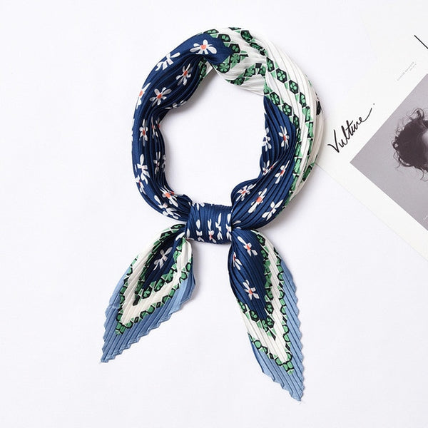 Fashion Cross Knot Headbands Flower Print Elastic Hair Bands Ties Scarf Ribbon Headwear Women Hair Accessories Head Wrap
