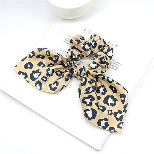 Fashion Cross Knot Headbands Flower Print Elastic Hair Bands Ties Scarf Ribbon Headwear Women Hair Accessories Head Wrap