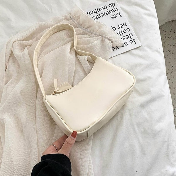 Retro Shoulder Bag Vintage Handbag Hobos Bag for Women PU Leather Female Baguette Bag Subaxillary Mini Bolsa Bolsa Feminina2020