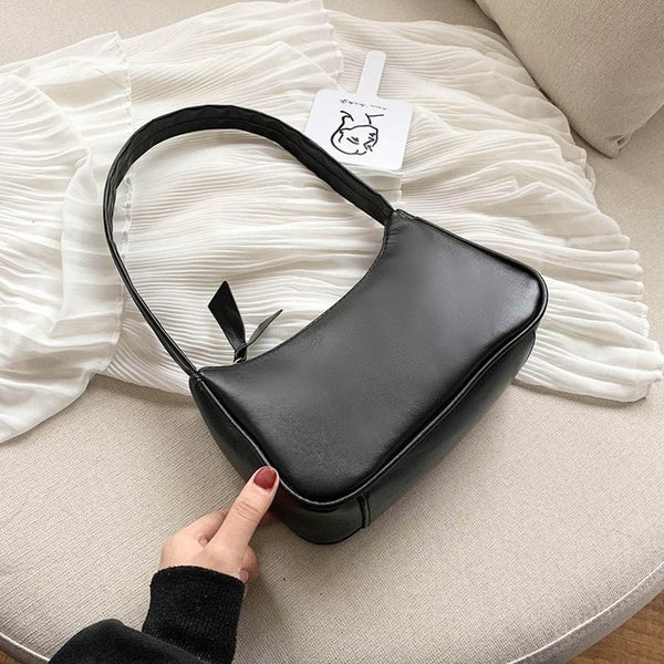 Retro Shoulder Bag Vintage Handbag Hobos Bag for Women PU Leather Female Baguette Bag Subaxillary Mini Bolsa Bolsa Feminina2020