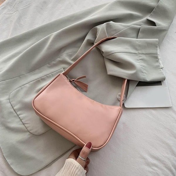 Retro Shoulder Bag Vintage Handbag Hobos Bag for Women PU Leather Female Baguette Bag Subaxillary Mini Bolsa Bolsa Feminina2020