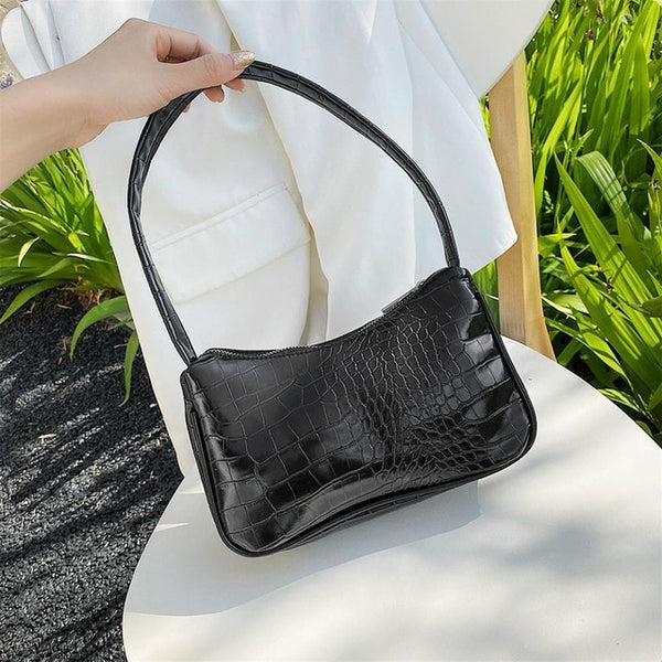 Retro Shoulder Bag Vintage Handbag Hobos Bag for Women PU Leather Female Baguette Bag Subaxillary Mini Bolsa Bolsa Feminina2020